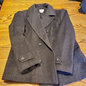 St. John's Bay XL Grey Pea coat
